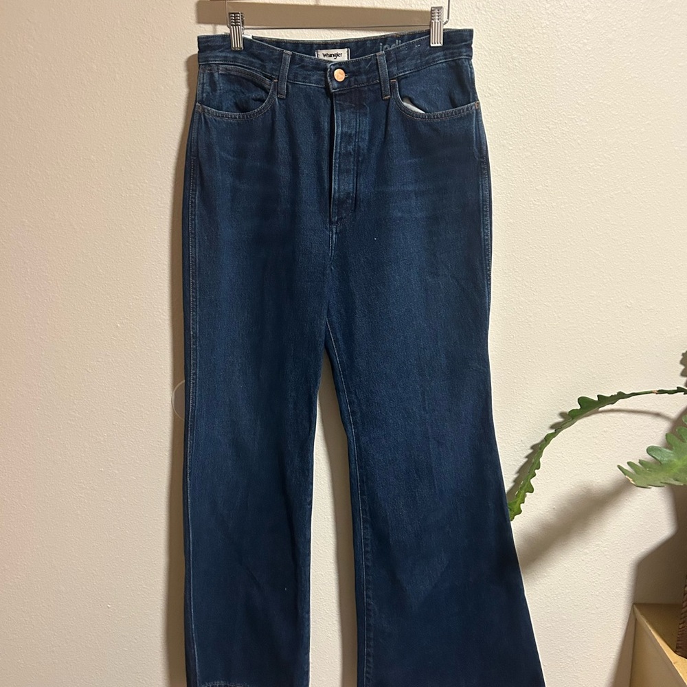 Wrangler Women's Dark Blue Flare Jeans
